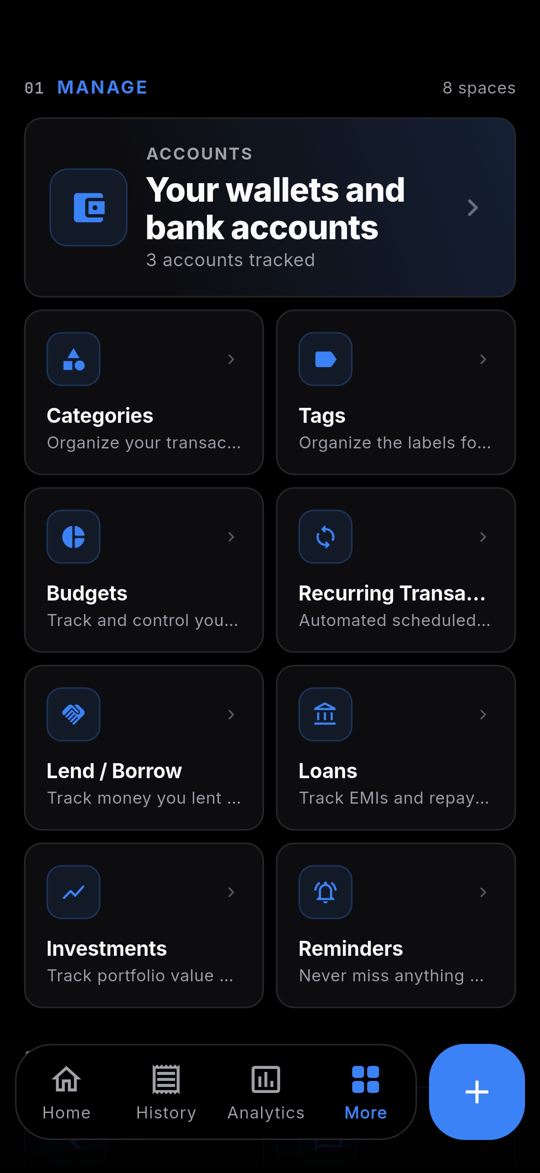 Kuber Spaces screen